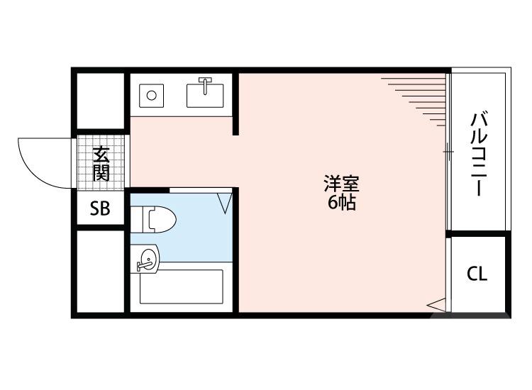 長野東の完工年月(1989年1月)築の賃貸マンションの間取り