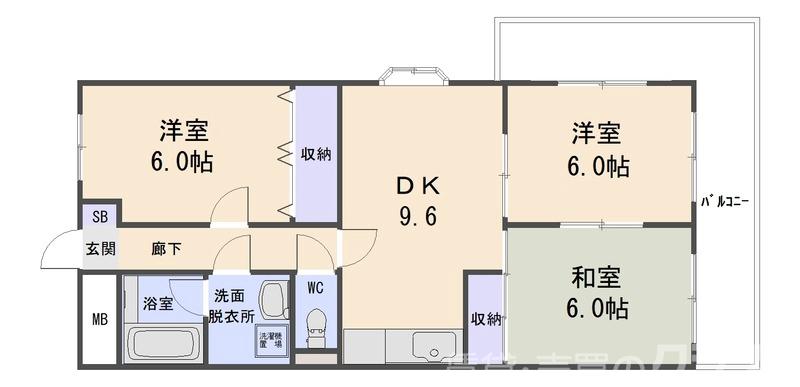 カーサフジキの間取り