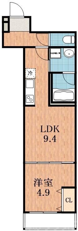 長吉長原の完工年月(2022年2月)築の賃貸アパートの間取り