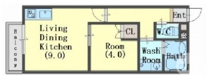 戎之町東の完工年月(2017年12月)築の賃貸アパートの間取り