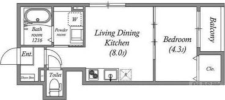 下新庄の完工年月(2025年7月)築の賃貸アパートの間取り
