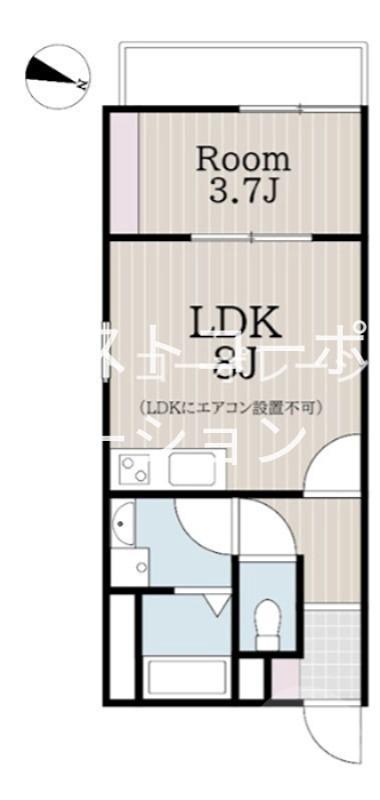 岸部中の完工年月(2026年5月)築の賃貸アパートの間取り