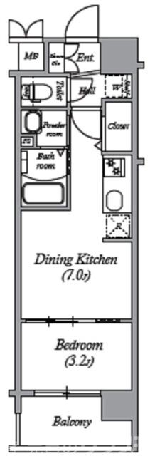 アドバンス京都フェリスの間取り