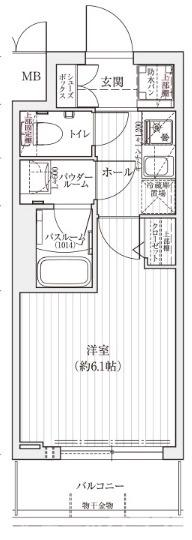 エステムコート京都西院の間取り