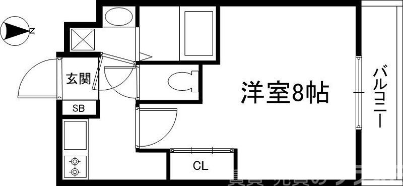 A-mon北円町の間取り