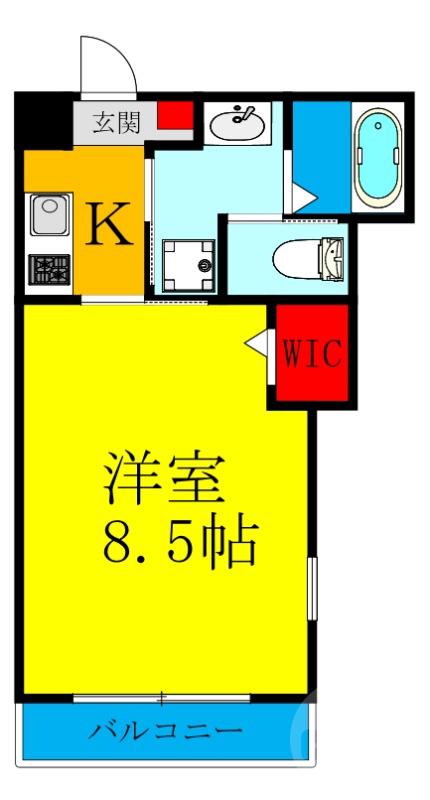 上新庄の完工年月(2020年10月)築の賃貸アパートの間取り