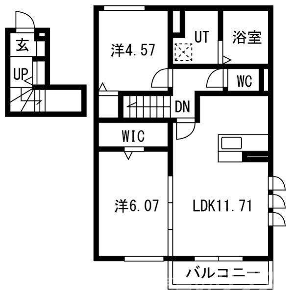Livra紫竹の間取り