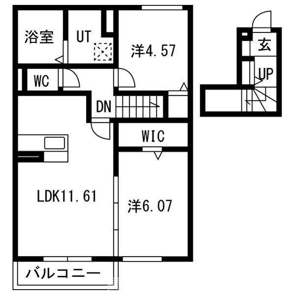 Livra紫竹の間取り