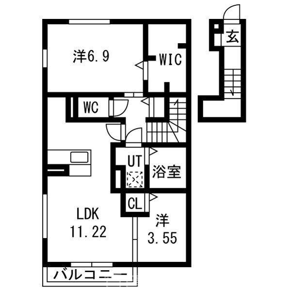 Livra紫竹の間取り