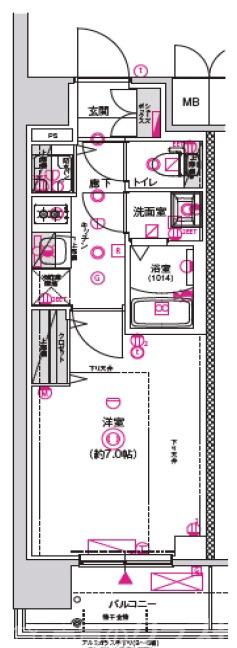 CREST TAPP十条(クレストタップ十条)の間取り