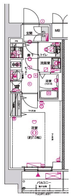 CREST TAPP十条(クレストタップ十条)の間取り