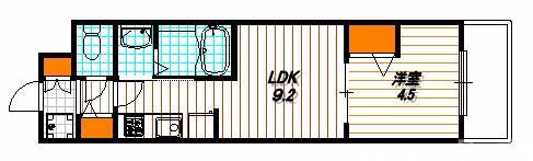A-mon壬生高樋(エーモン壬生高樋)の間取り