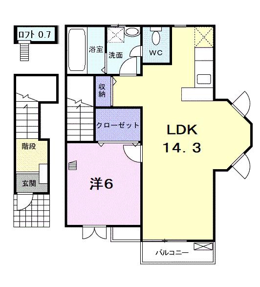 レシャンブルドゥ北山の間取り