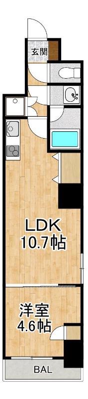 Orchid Court四条大宮(オーキッドコート四条大宮)の間取り