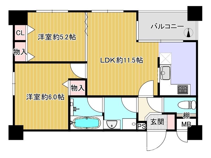 デリード御池の間取り