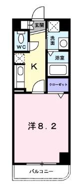 グランツェントＢの間取り