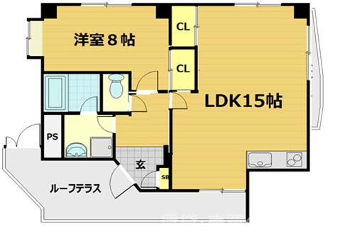 ランブラス御所東の間取り