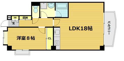 ランブラス御所東の間取り