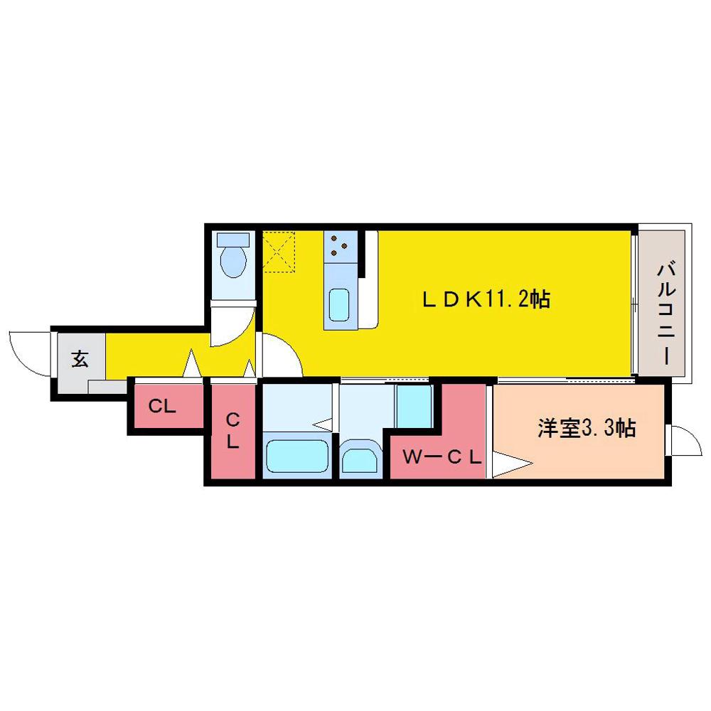 メゾン大島Ⅲの間取り