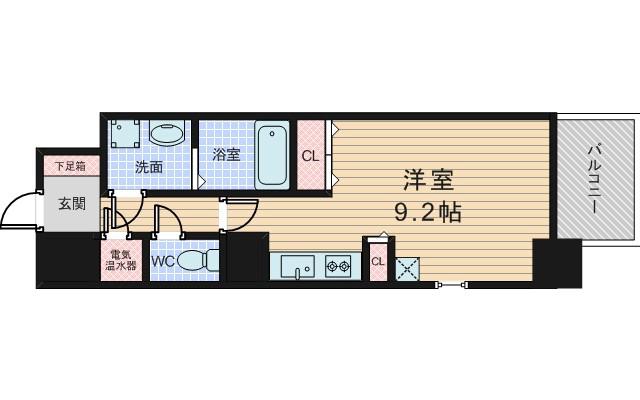 東中島の完工年月（2007年3月）築の賃貸マンションの間取り