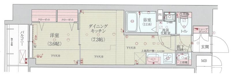 ベラジオ レガシー 葛野大路八条の間取り