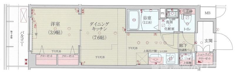 ベラジオ レガシー 葛野大路八条の間取り