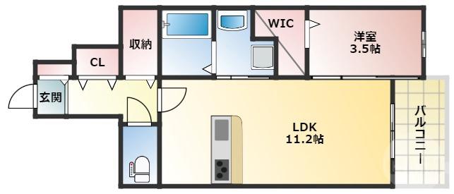 メゾン大島Ⅳの間取り
