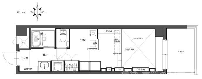 デトムワン烏丸二条の間取り