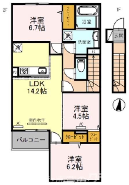 T'sスクエア下鴨の間取り