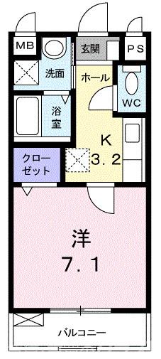 プレステージ太秦の間取り