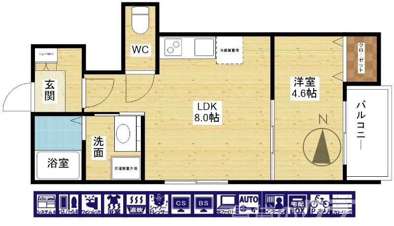 Iris淡路の間取り