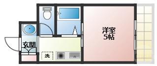 コスモハイツ三国の間取り