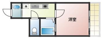コスモハイツ三国の間取り