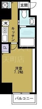 ZERO弁天の間取り