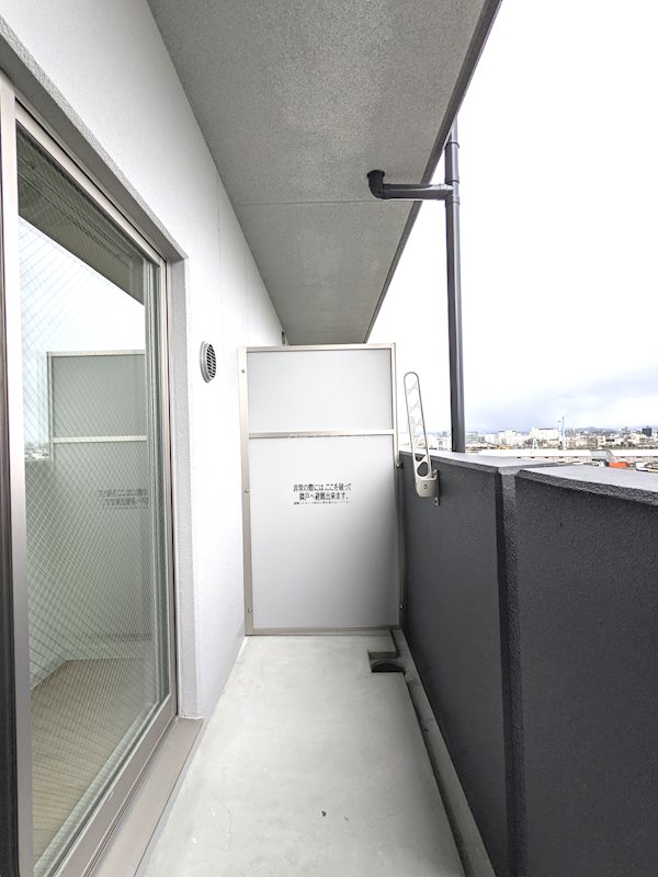 12/24 バルコニー