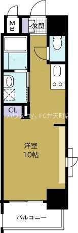 エイペックスみなとCentral Avenueの間取り