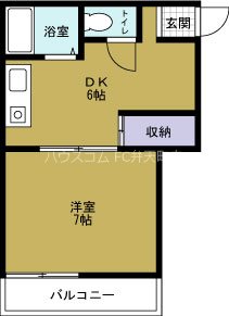 港晴しょみんハイツの間取り