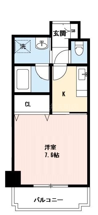 ボンジュール築港の間取り