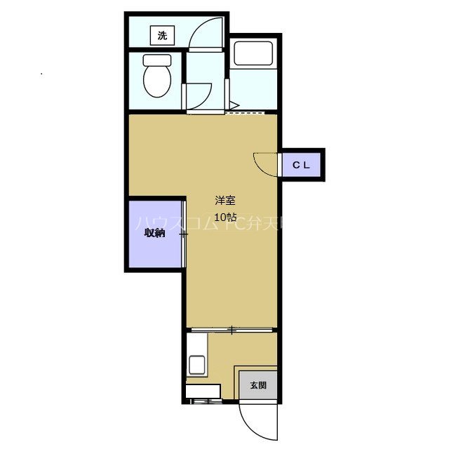 テラスハウス磯路IIIの間取り