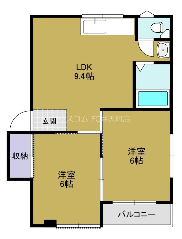 Avanzare三先の間取り