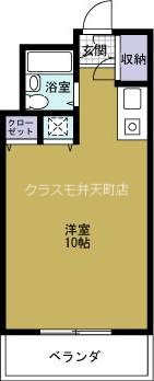 ガーデン弁天町の間取り