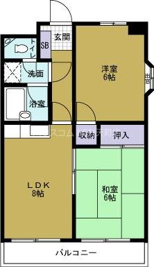 コスモガーデンの間取り