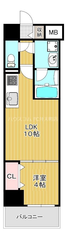 プライムステージ弁天町の間取り