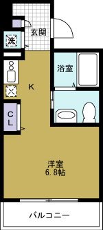 アスティナ弁天町の間取り