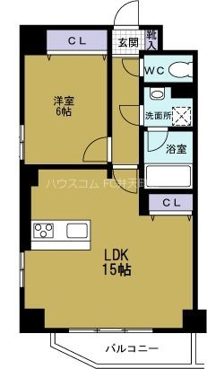 レクシア千代崎の間取り