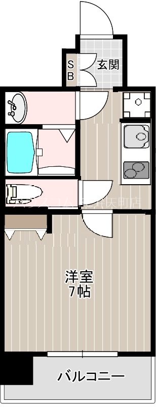 レオンヴァリエ大阪ベイシティの間取り