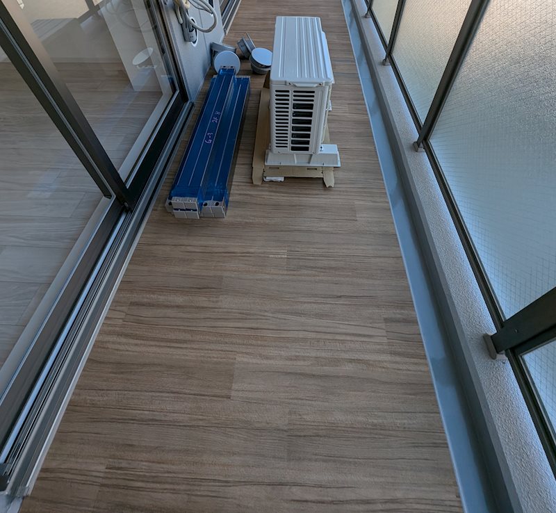 12/20 バルコニー