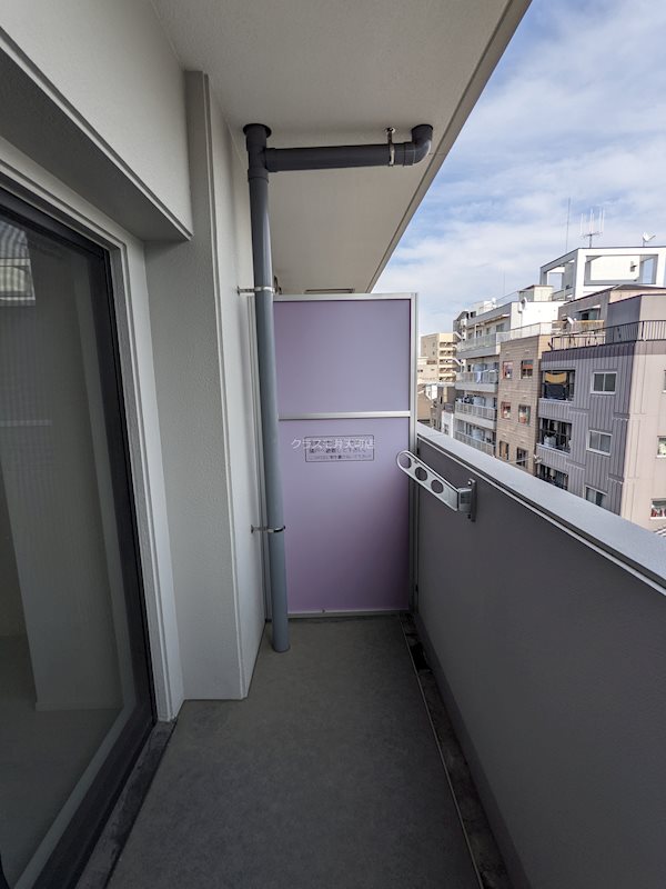 12/24 バルコニー