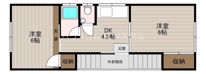 てるみ荘の間取り