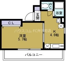 ROYAL COURTの間取り